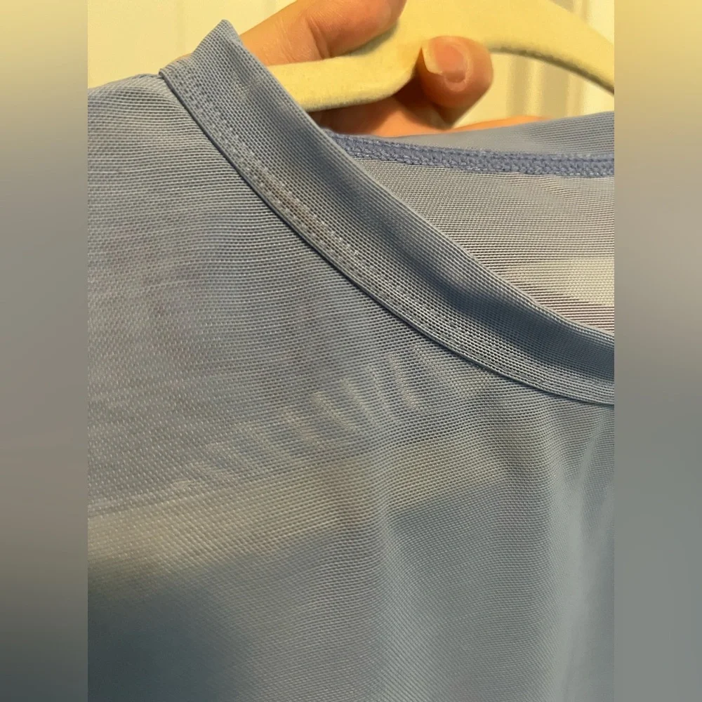 Jo+Jax Jenna Fairfax Crop Top Iris Blue Large – Dance Activewear Sleeveless NWT - Picture 9 of 10